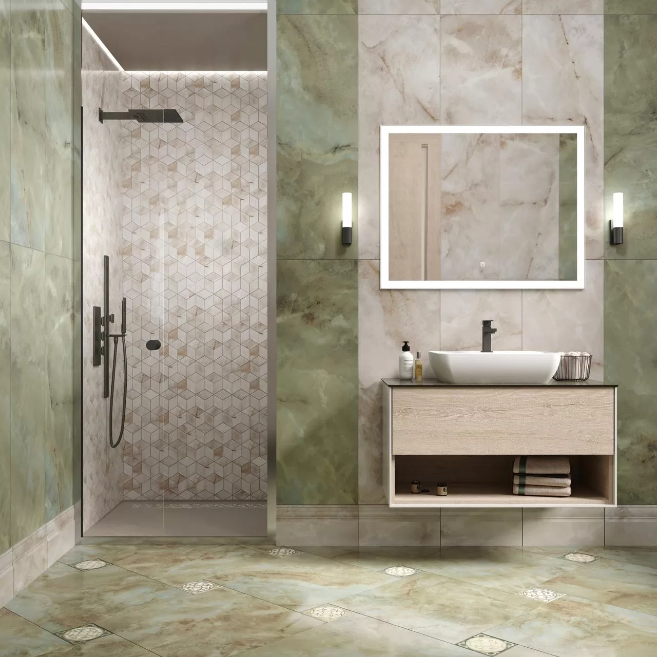 BLF004R Багет Джардини серый темный 40*7.3 Kerama Marazzi фото 5