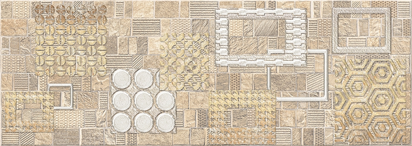 586502001 Декор Commesso Beige Geometria 25,1х70,9 Eletto Ceramica