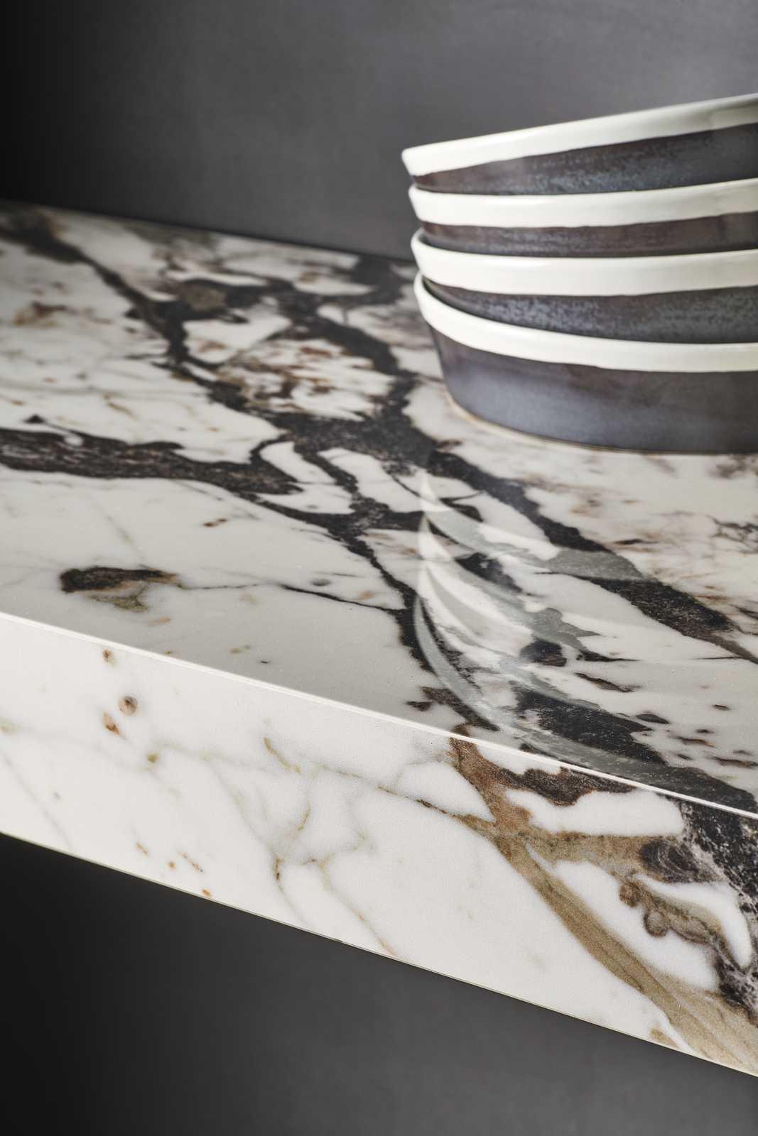 MAFJ Grande Marble Look Verde Borgogna Lux 120x278 MARAZZI Italy