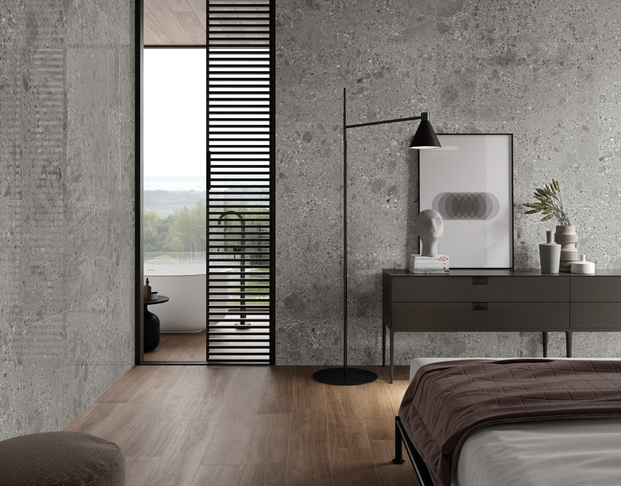 PL120619 Grigio Milano Luc 120x120 Ariostea