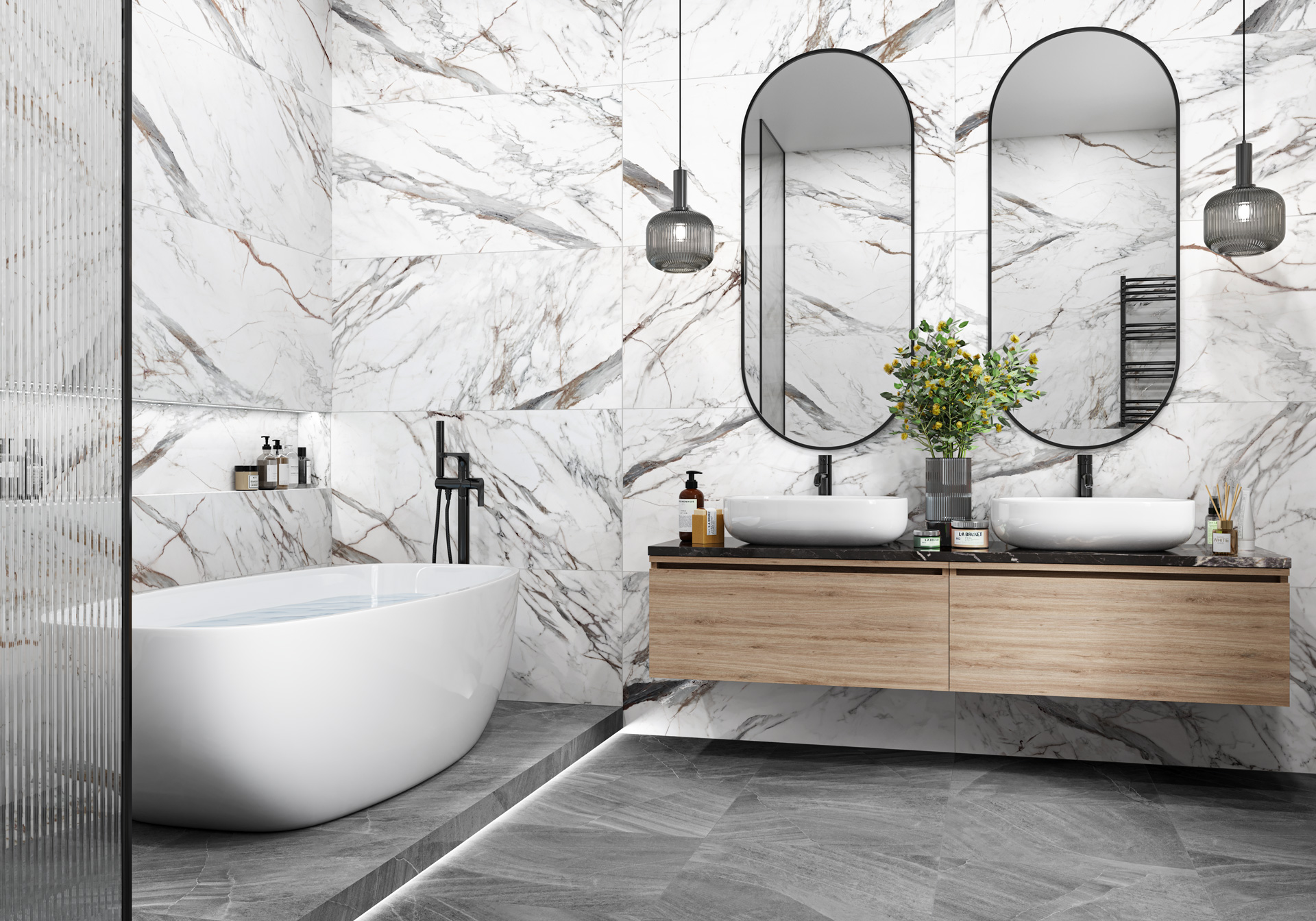 D60208M Carrara Cersei карвинг 600x600x9.5 Delacora