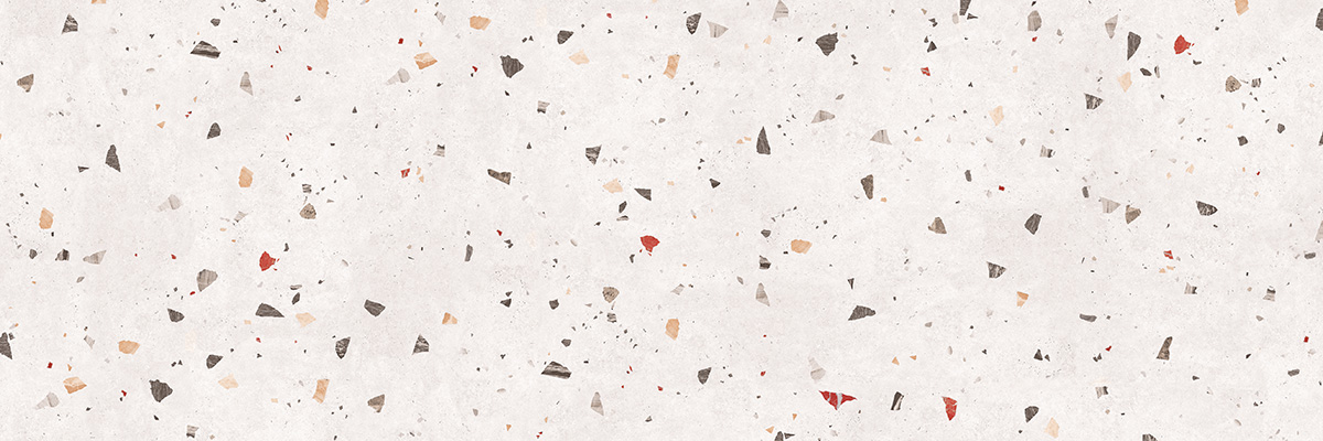Terrazzo White Digi Matt 800x2400x15 Motto