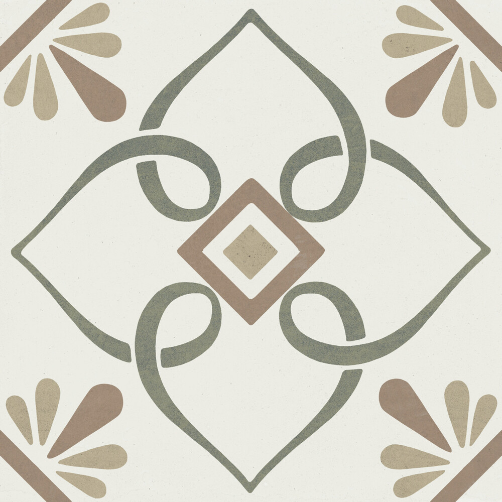 37790 Provenza Green Petals/22,3 22,3x22,3 Harmony
