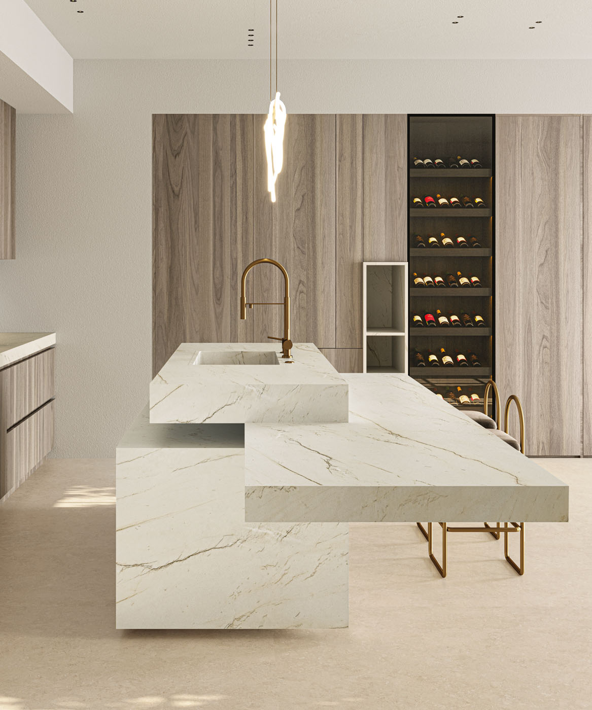 MB06 Calacatta Oro B Satin 12mm 162x324 Infinity