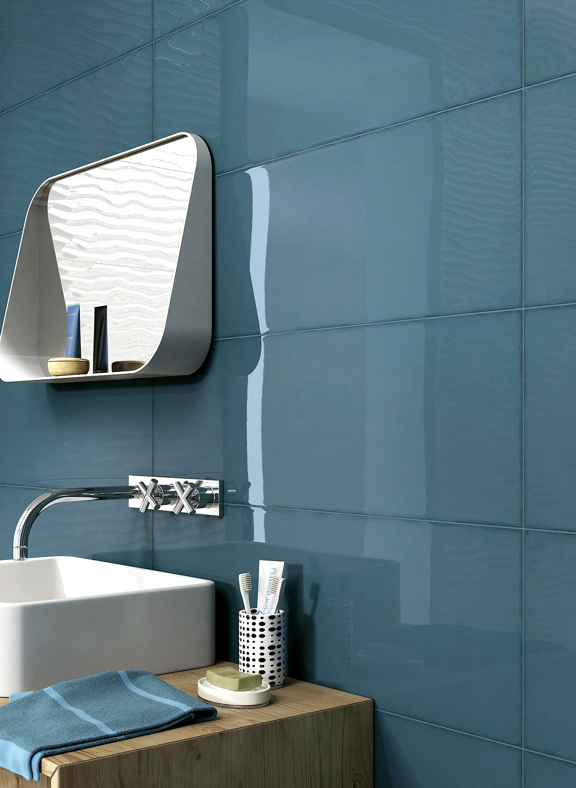 R4ZF Frame Mosaico Aqua 30х30 Ragno Marazzi