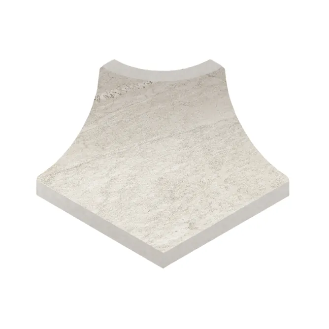 Плинтус радиальный внешний угол Marble 401 Siena R9 42х33х50 Kerastep