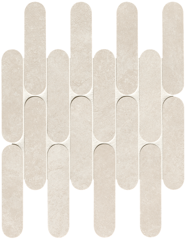 fRNA Nobu White Curve Mosaico Matt 29x29,5 FAP Ceramiche