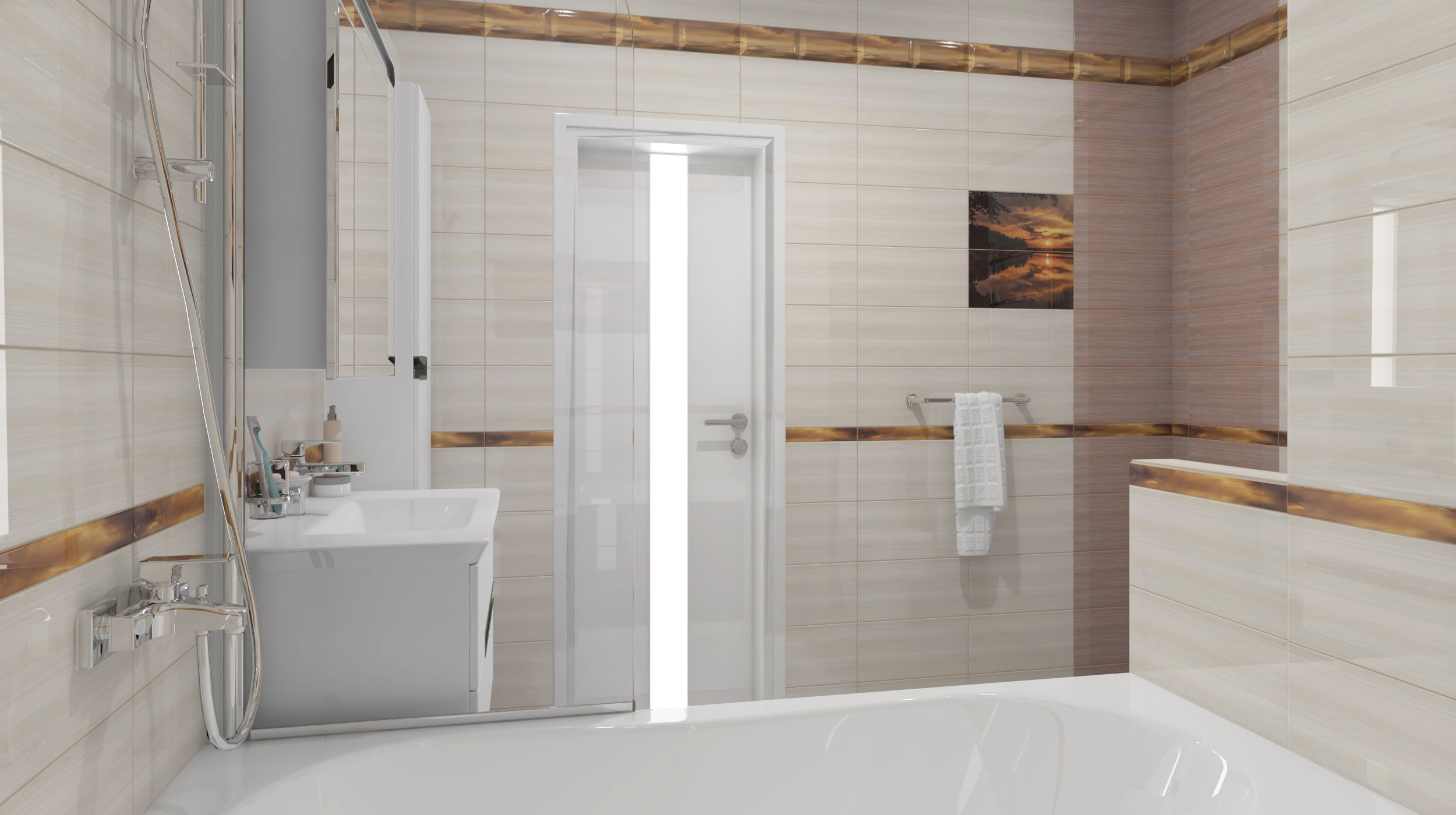Бордюр рельефный Home br1020D279-1 20х10 Laparet