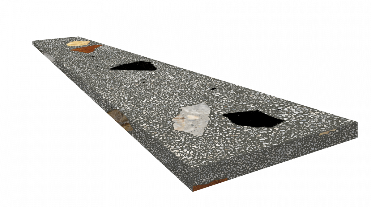 620070002372 Palladio Black Scalino Ang.Dx 33x120 ColiseumGres