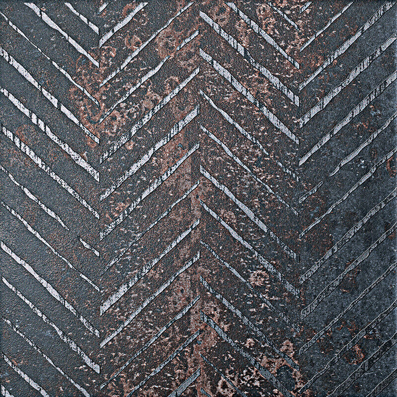 1062873 Decori Costruire Lamiera Mix Nero 25х25 Serenissima Cir