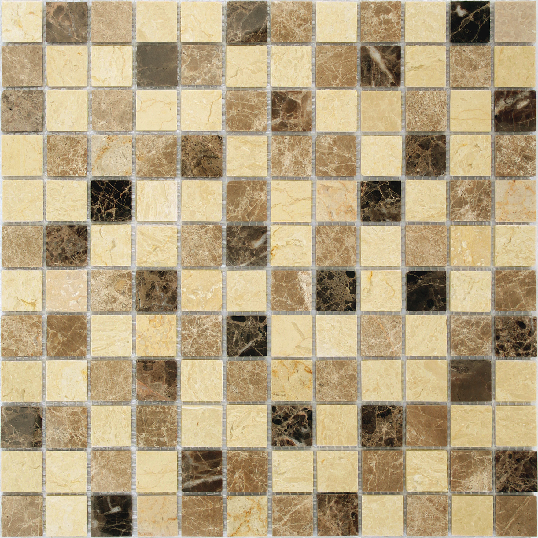Pietrine Pietra Mix 1 POL 23x23 - толщина 4 мм 298X298 Caramelle Mosaic