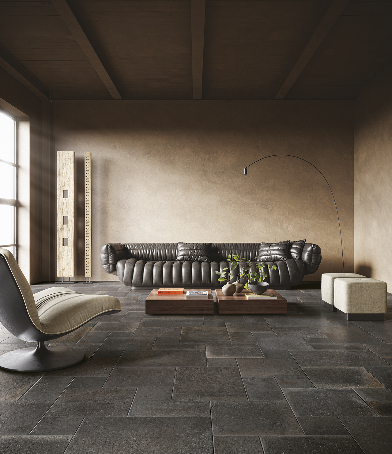 1086528 Italica Modulare 39 Terra Dolce (комплект 2шт 20x20, 1шт 20x40, 2шт 40x40, 1шт 40x60,8) CIR