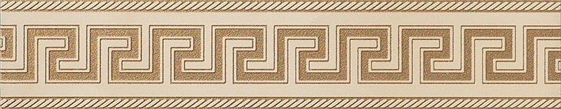 240204 MARBLE FASCIA GRECA BEIGE SAB 11,5x58,5 Versace (Gardenia Orchidea)