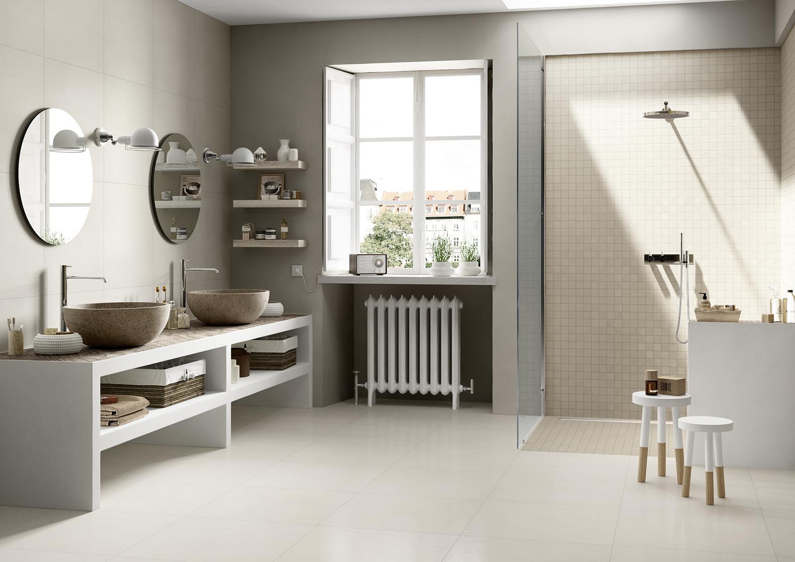 MM58 Block Grey Rett 90x90 MARAZZI Italy
