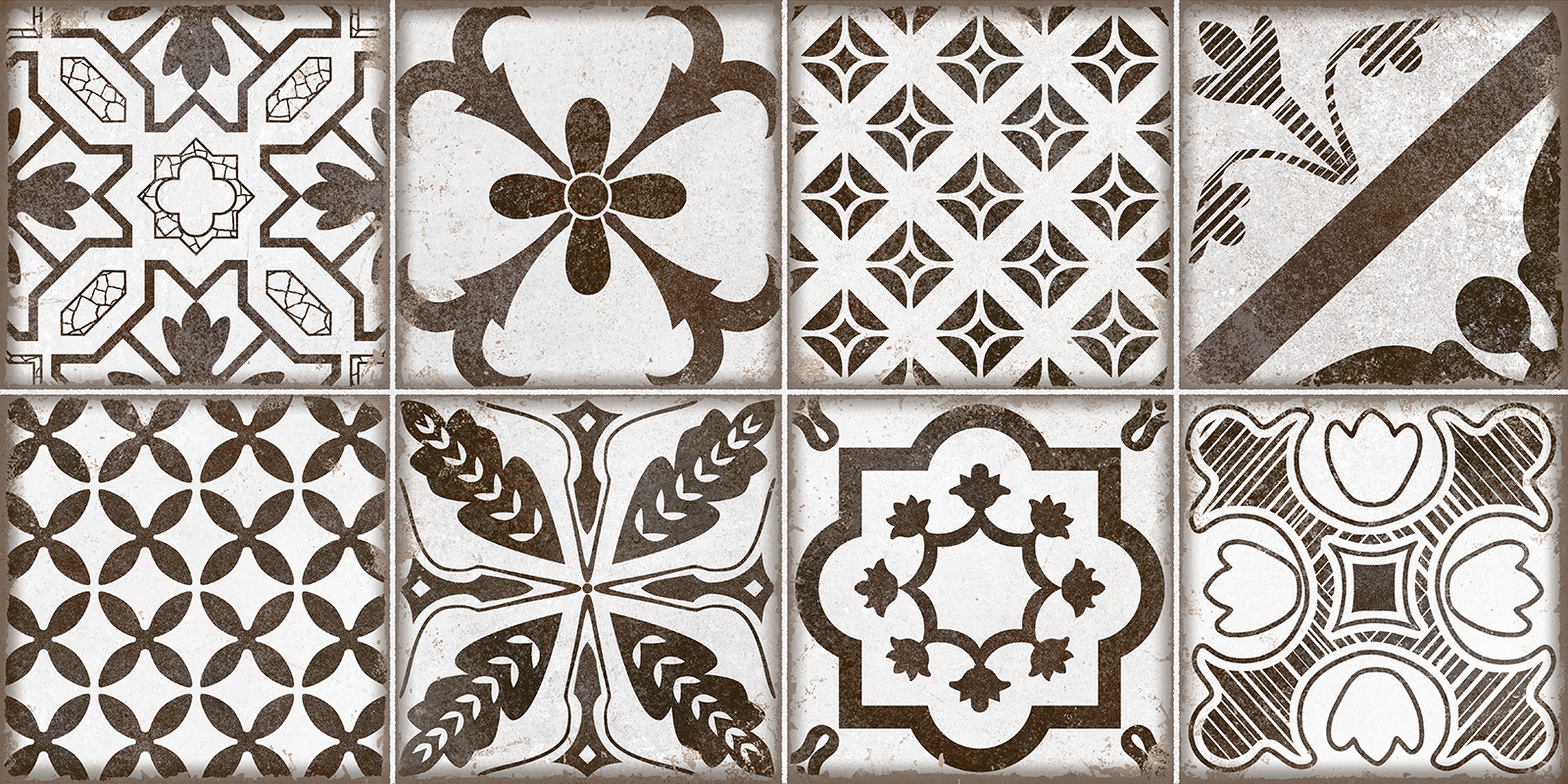 TWU2550BOH17 Boho рельефная 249x500x8 Alma Ceramica (Уралкерамика)