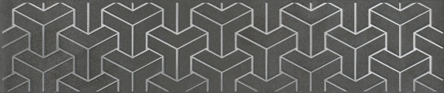 AD/D569/6400 Бордюр Ломбардиа антрацит 25*5.4 Kerama Marazzi