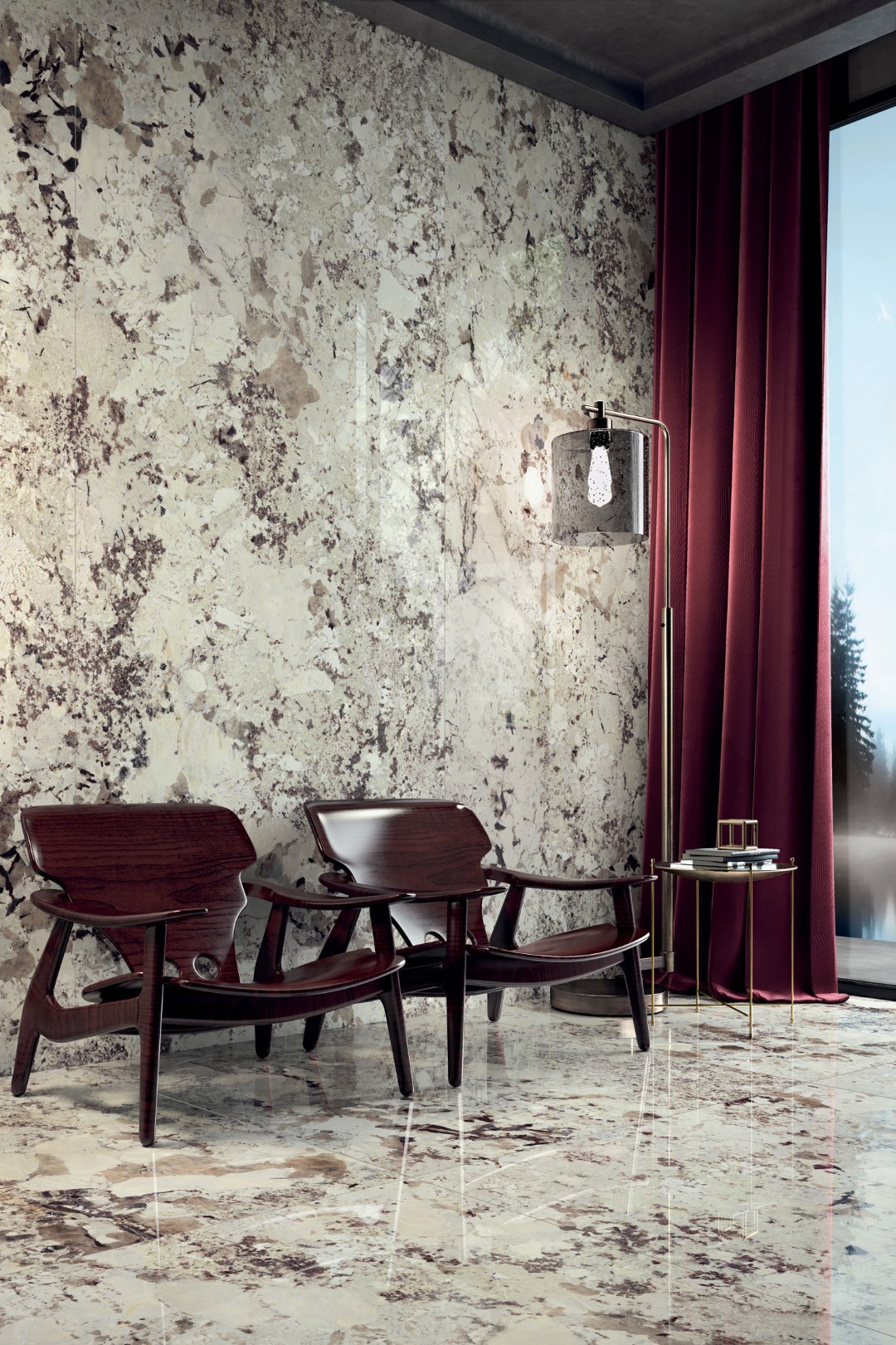 Allure Tundra Glossy 120x120 Kerlite фото 5