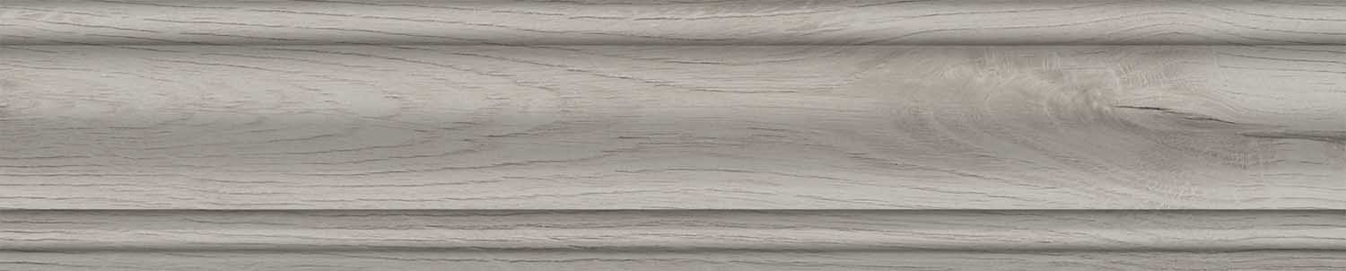 SG7322/BTG Плинтус Тровазо серый светлый матовый 39,8x8x1,55 Kerama Marazzi