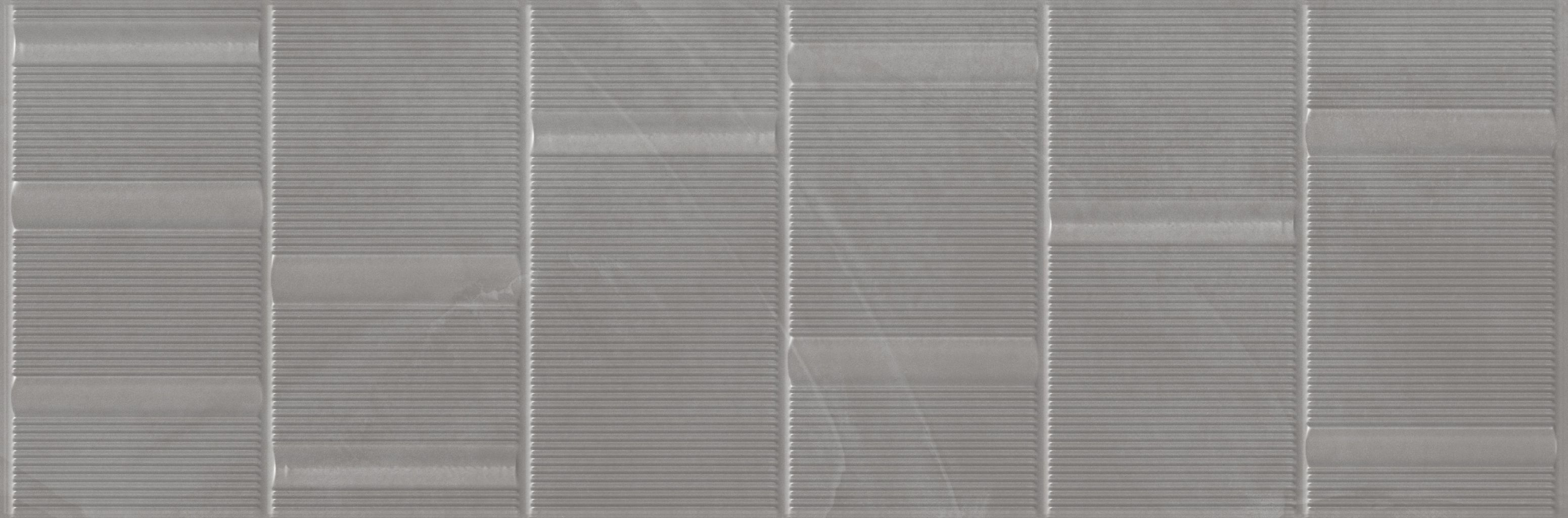 875 Континуум Грэй рельеф мелкие линии 32,5x100 Eurotile Ceramica фото 4