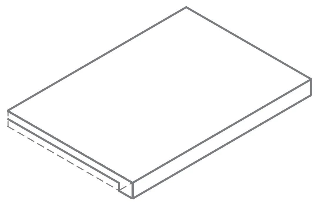620070003080 Forum Slim Pure Scalino Angolare Dx 33x80 Italon