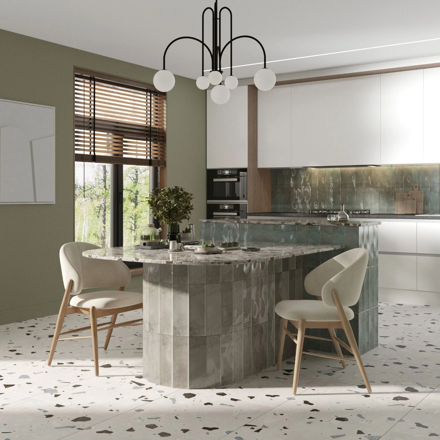 Войд 3Д желтый 60х60 Керамин фото 4