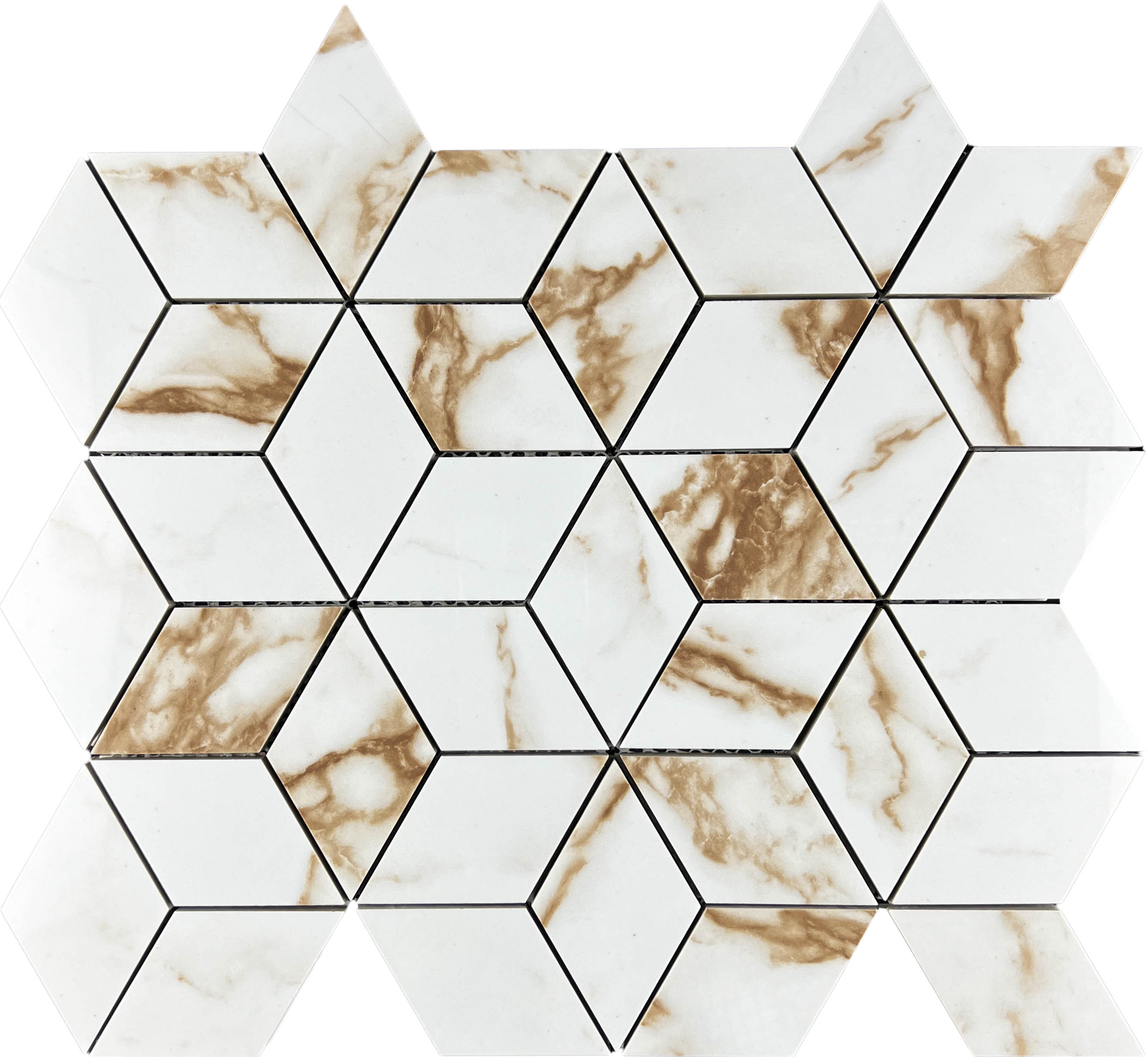 Mosaic Tajmahal Shine 3D Diamond 37.1x34.7 Velsaa