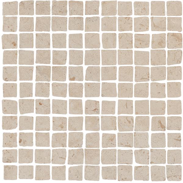 MBS005 Про Лаймстоун Спакко мозаичный бежевый матовый 20х20 Kerama Marazzi