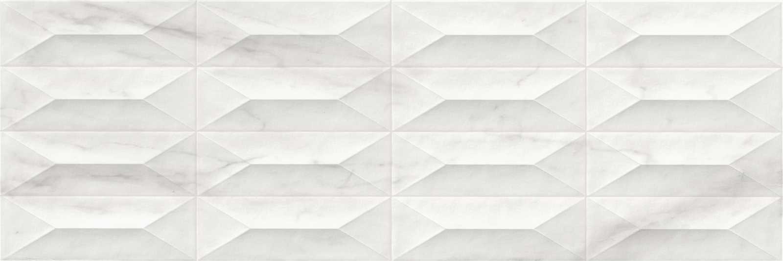 M4PC Marbleplay White str.Gem 3D 30x90 MARAZZI Italy