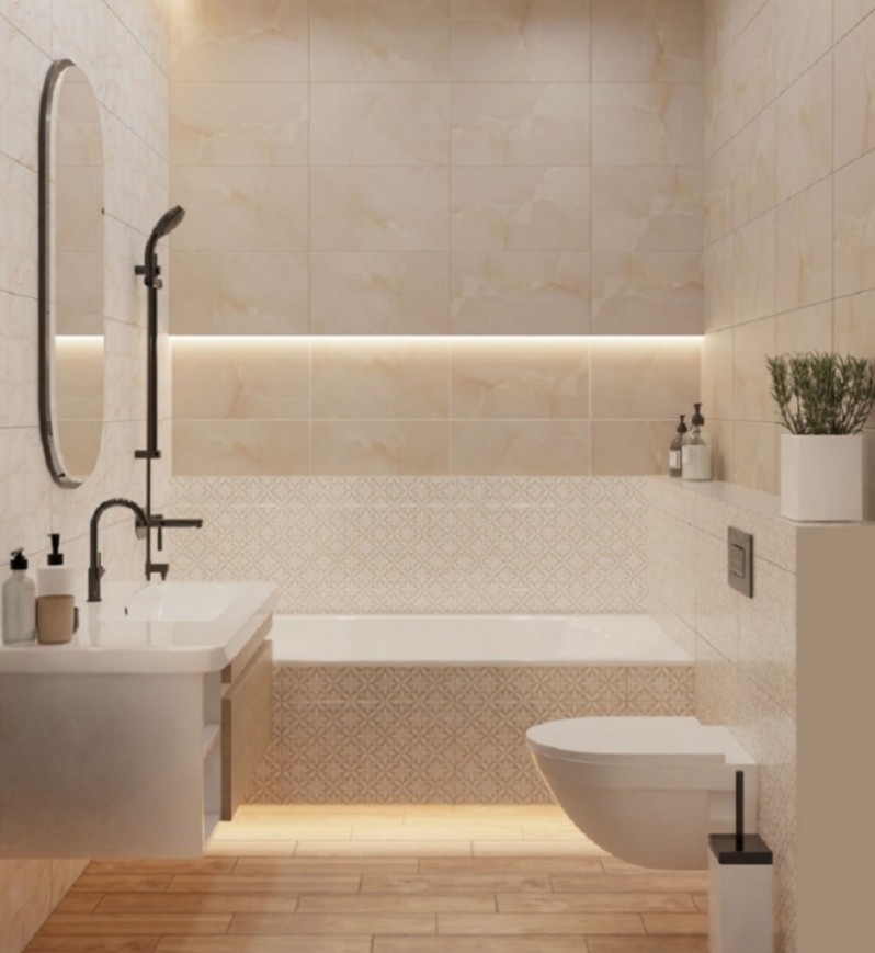 010100001408 Donna white wall 01 30x50 Gracia Ceramica