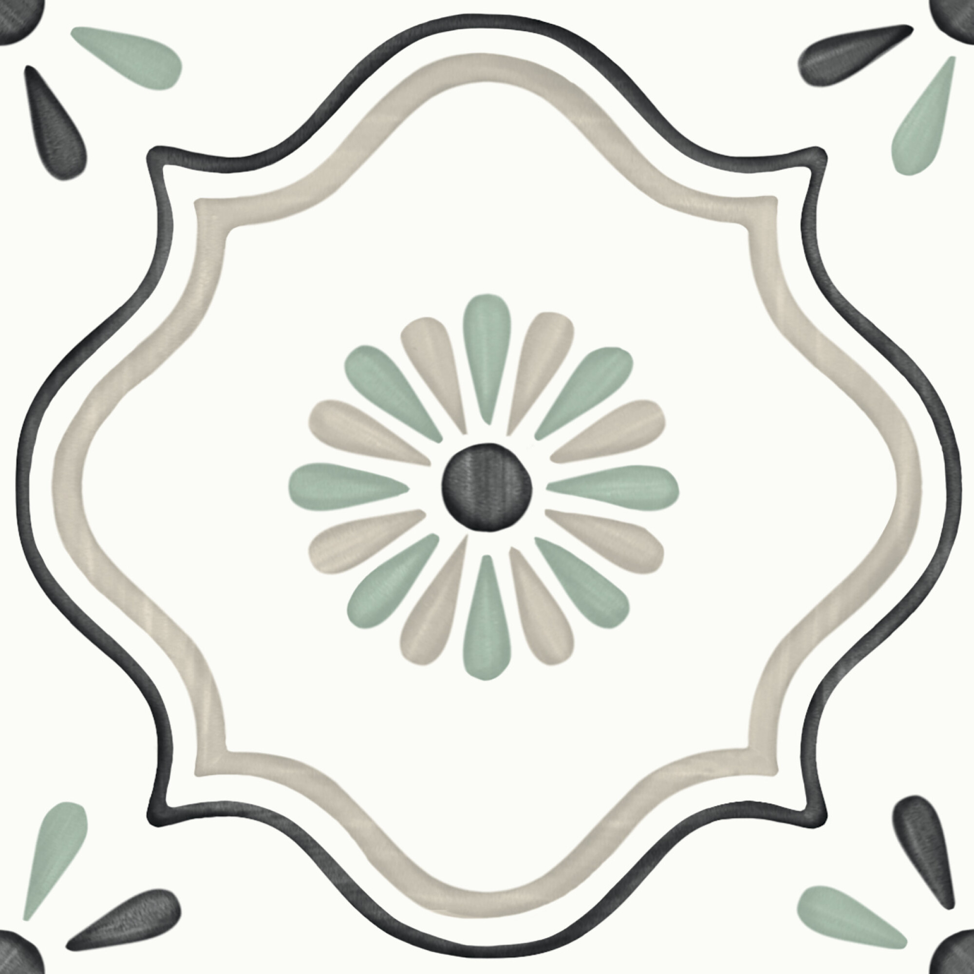 31084 Tanger Sand Flower 12.3x12.3 Harmony фото 3