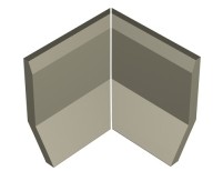 100TI0GRP Angle Int. PALE GREY GRP 10x10 Winckelmans