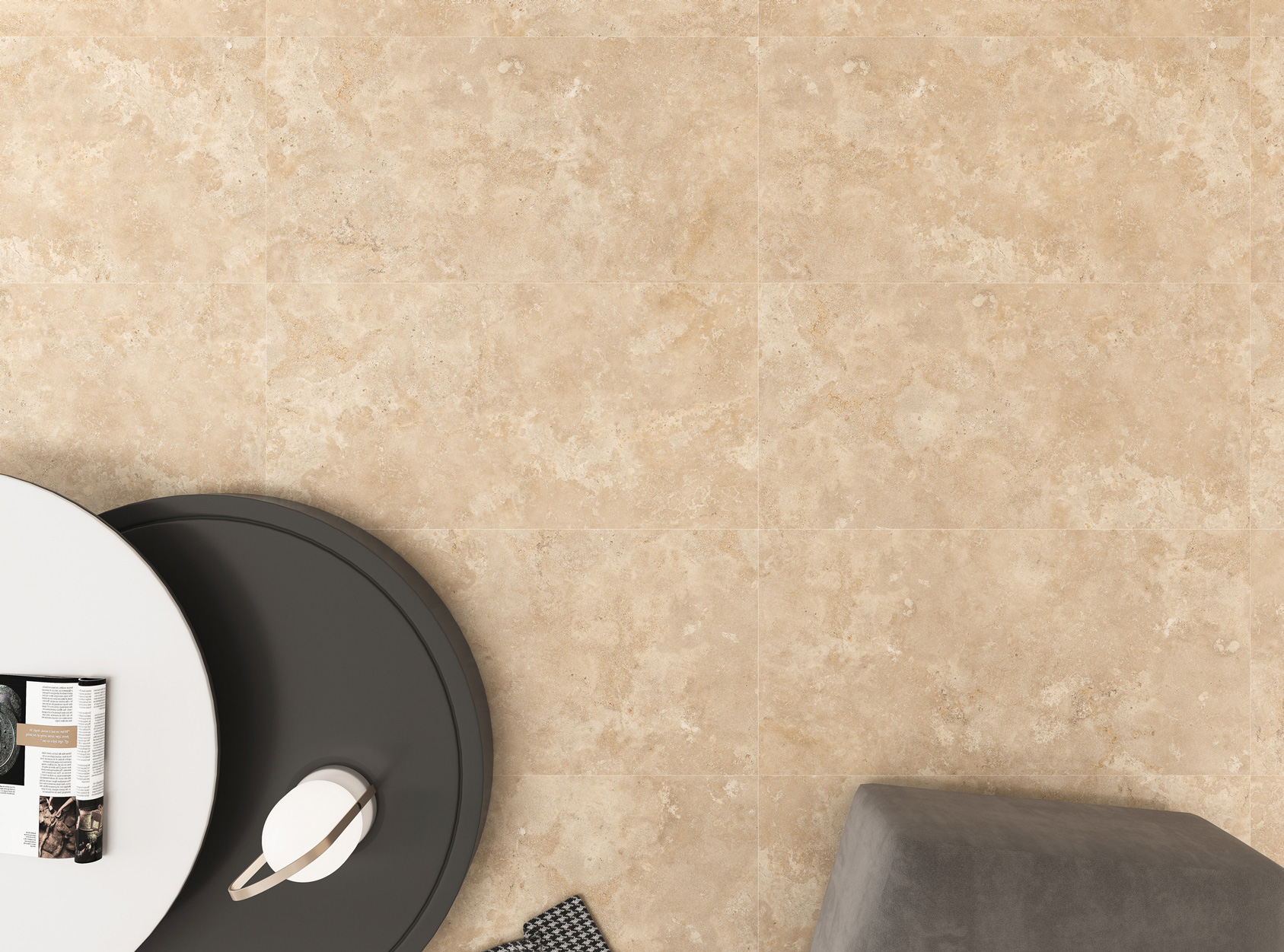 GT1206029802MCR Травертин Тиволи Бежевый 60x120 Global Tile фото 10