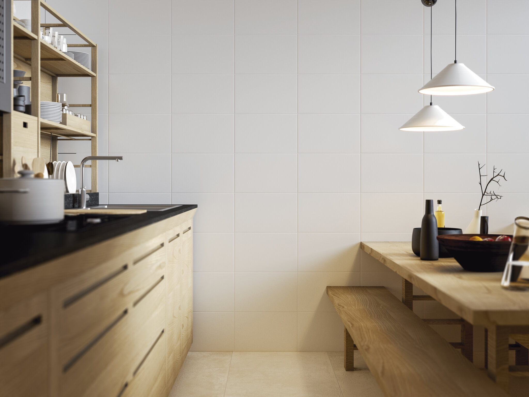 Blanco Brillo 10x10 Cifre
