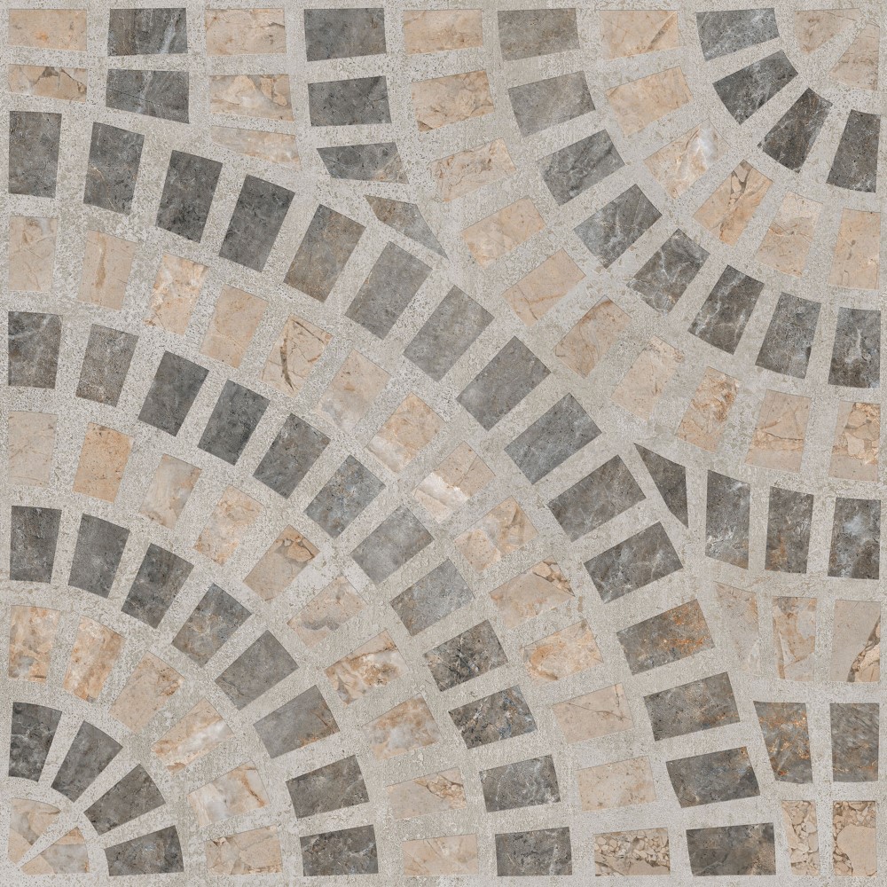 K949793LPR01VTE0 Marble-Beton Декор Круговой Темный 60x60 Vitra фото 3
