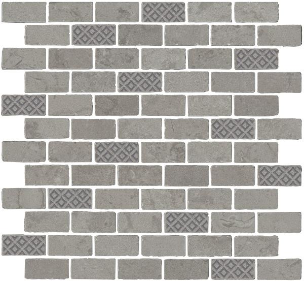 MBD011 Про Лаймстоун Антика 3 мозаичный серый матовый 32х30 Kerama Marazzi