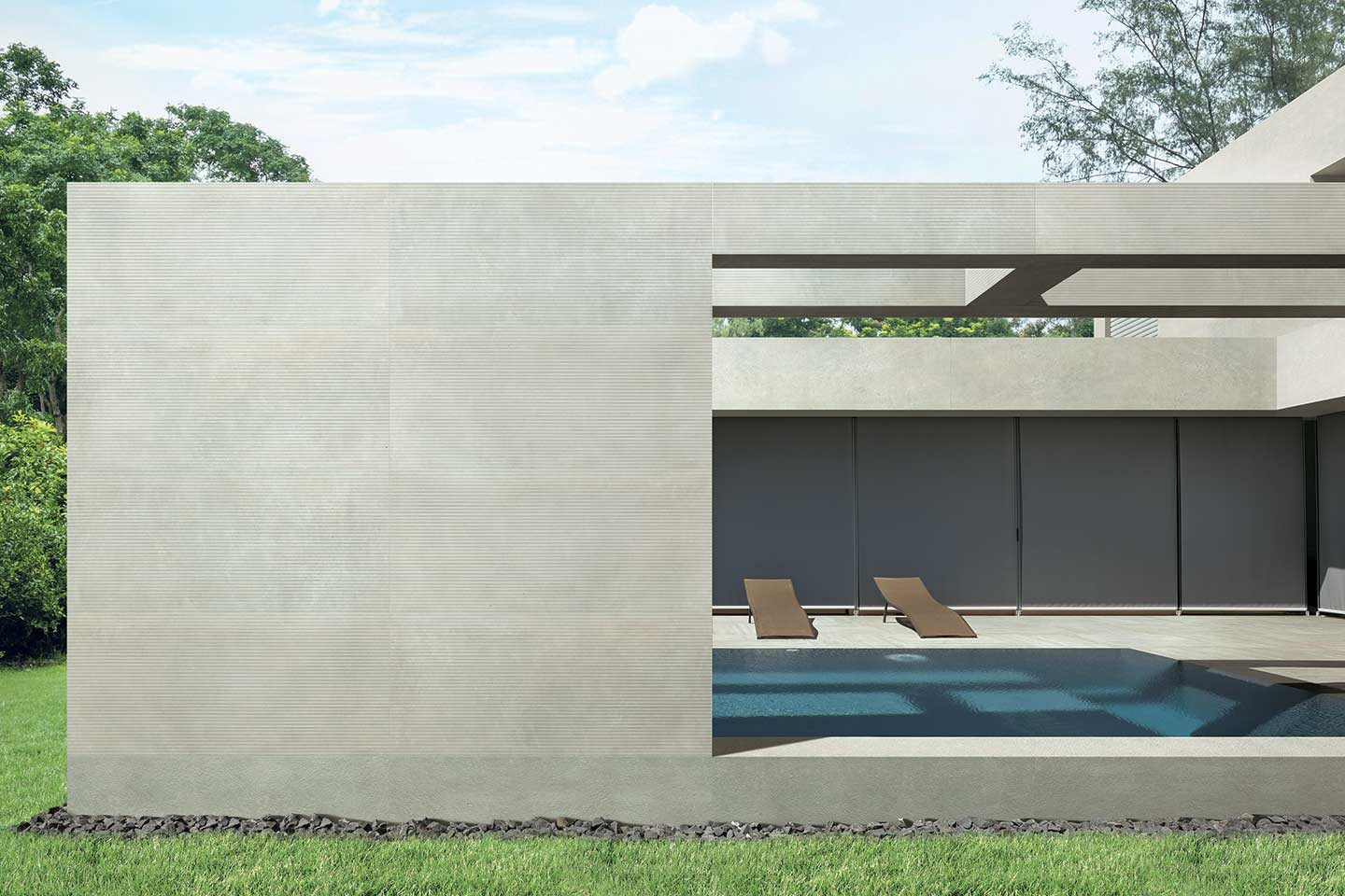 752770 Matrice Trama 3 F4 Azzurro Ret 80x80 Cedit