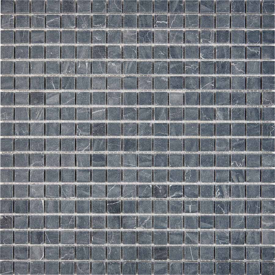 PIX247 Nero Marquna из мрамора матовая 15x15 305х305x4 Pixmosaic