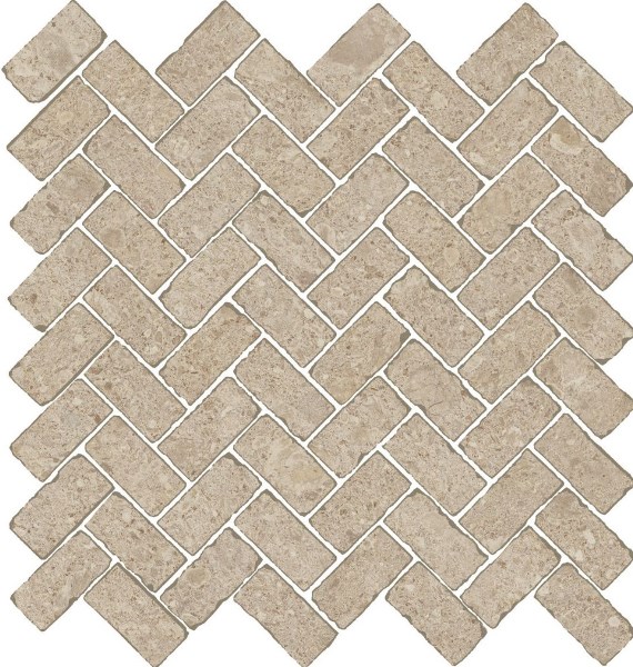 620110000092 Genesis Cream Mosaico Cross 31,5x29,7 Italon