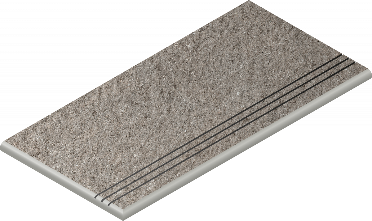 620040000157 Grey Gradino Round Grip Sx 30x60 Italon