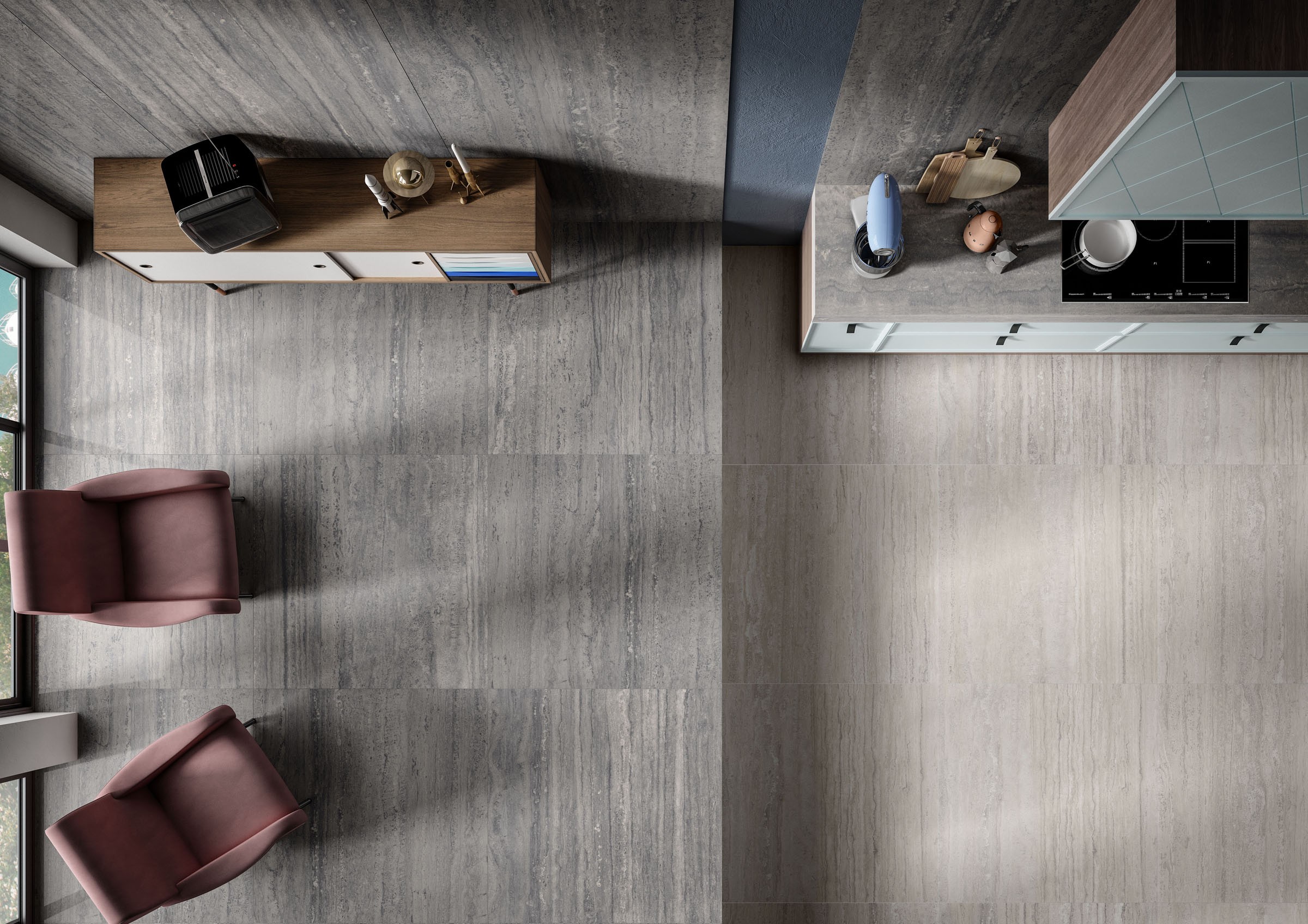 New Travertino RAK Ceramics