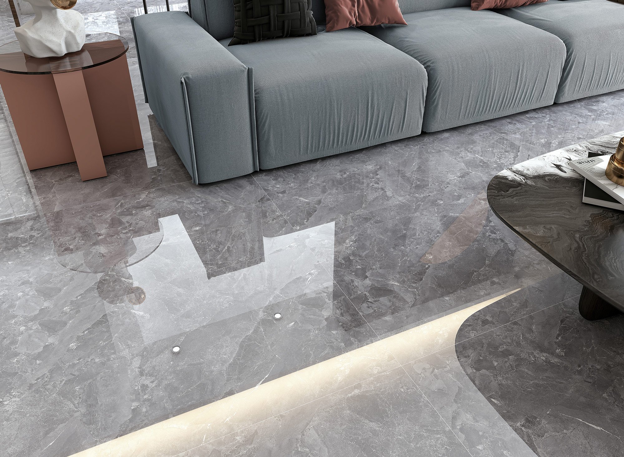 Silver Global Tile