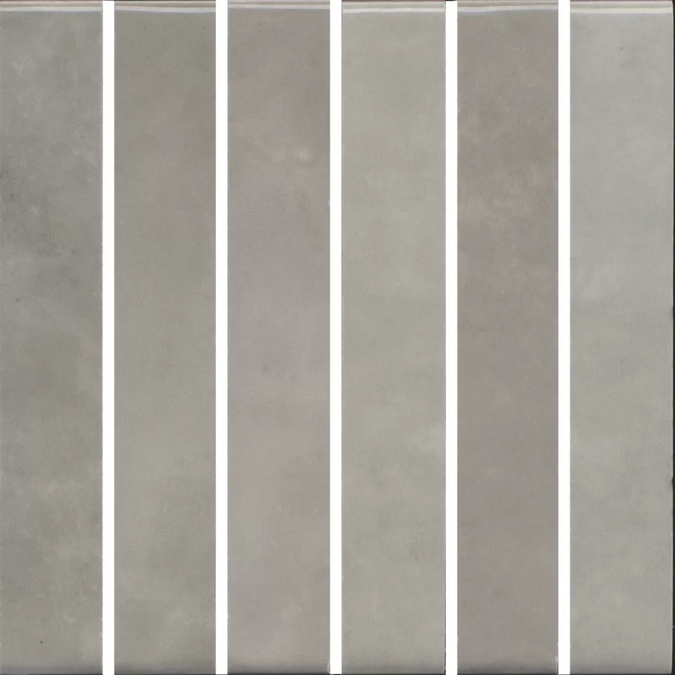 KMD2MSM002BN Декор Фес мозаичный серый глянцевый 15x15x0,77 Kerama Marazzi