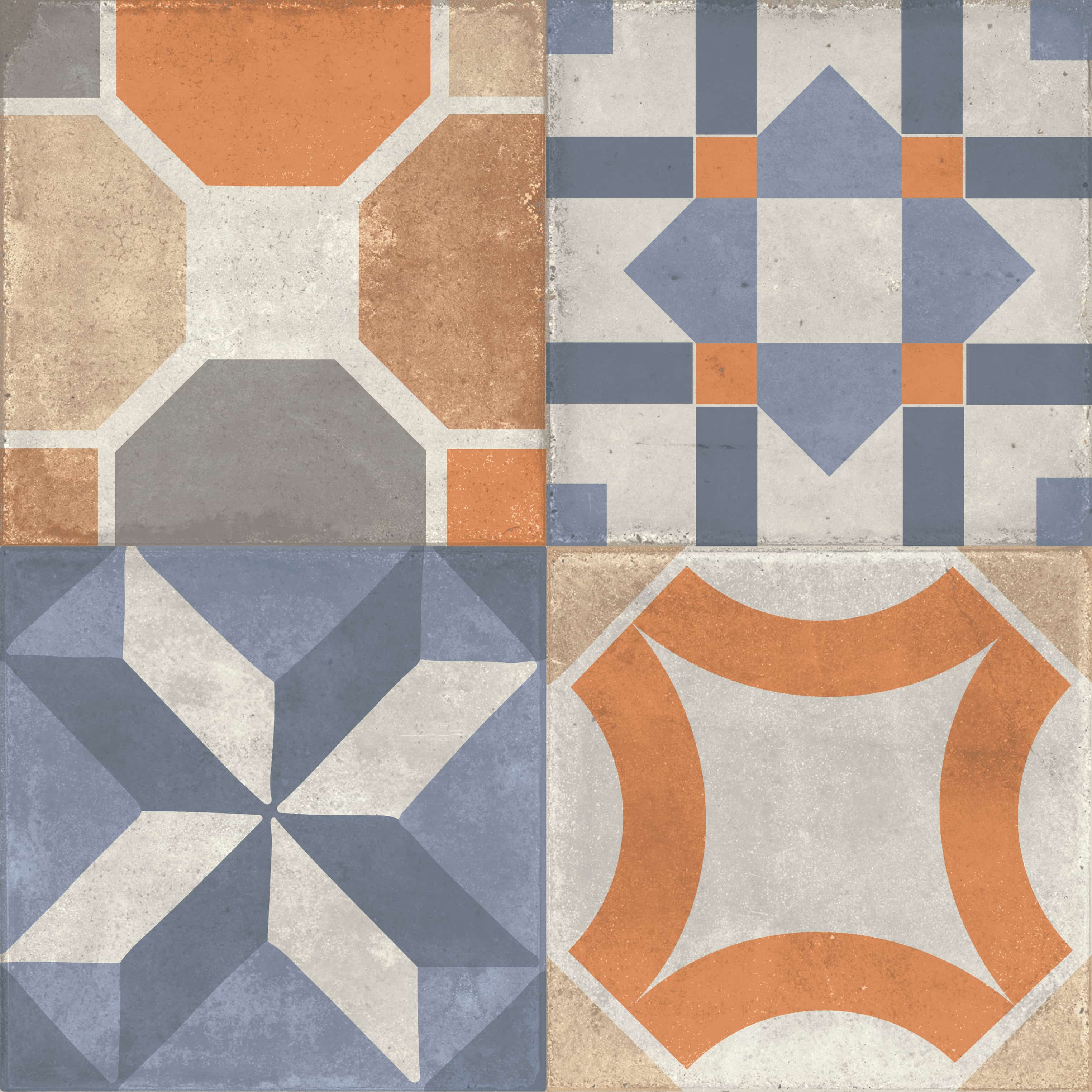 Heritage Mix Colour 33x33 Gresart