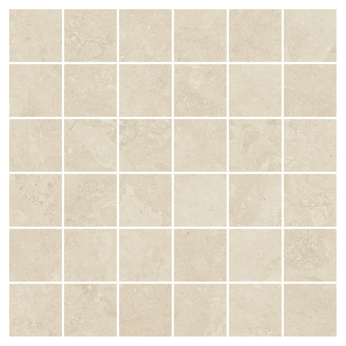 610110000347 Genesis Moon White Mosaico 30x30 Italon