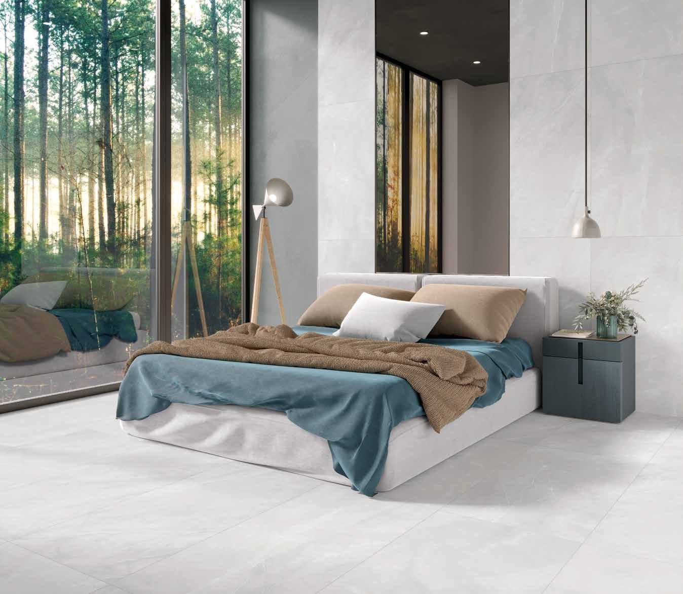 Walk Graphite Rett 60x120 Dado Ceramica