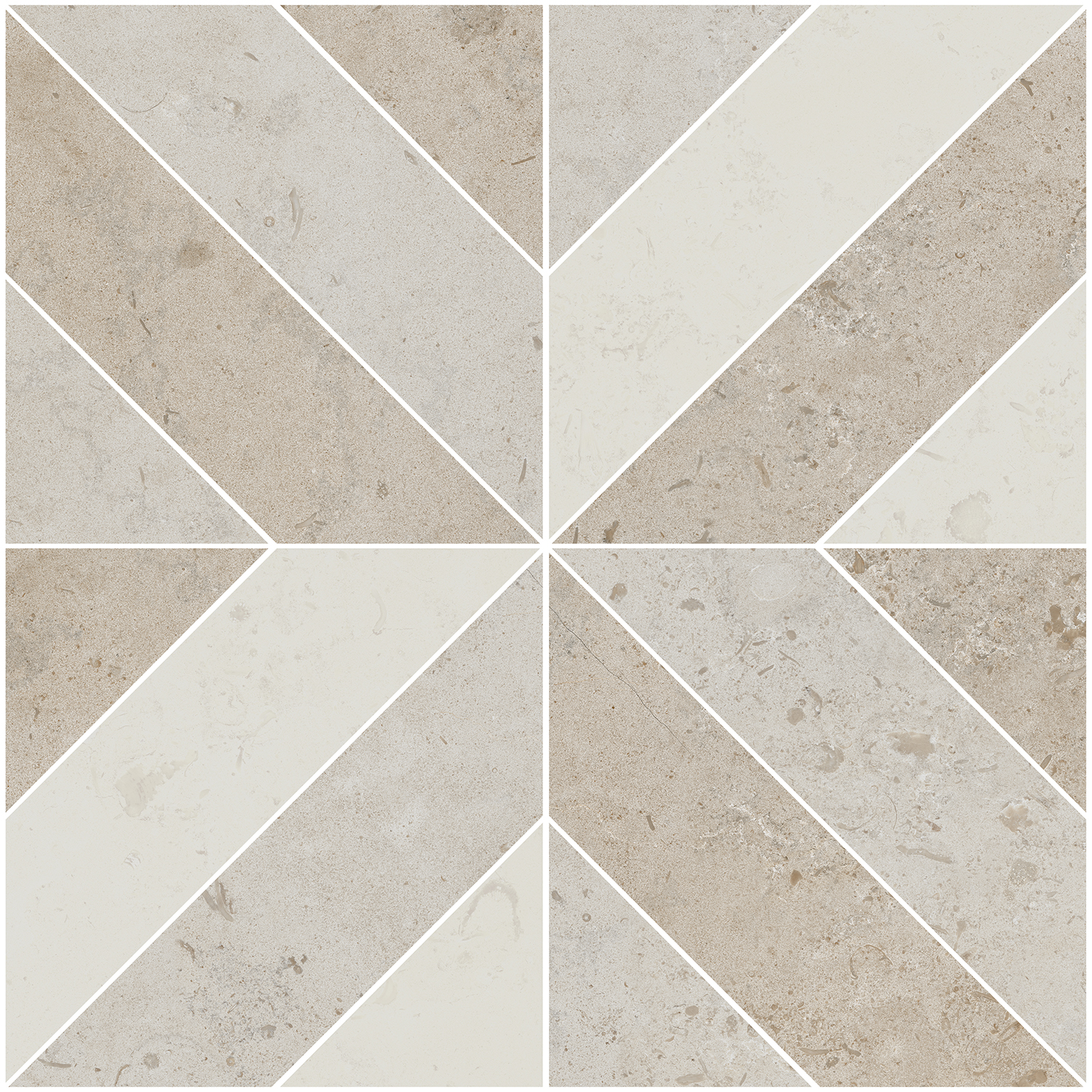 ID125T Декор Про Лаймстоун бежевый матовый 60х60 Kerama Marazzi