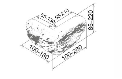 Дублин 122 Угол 100-280х100-180х85-220х45 Камелот
