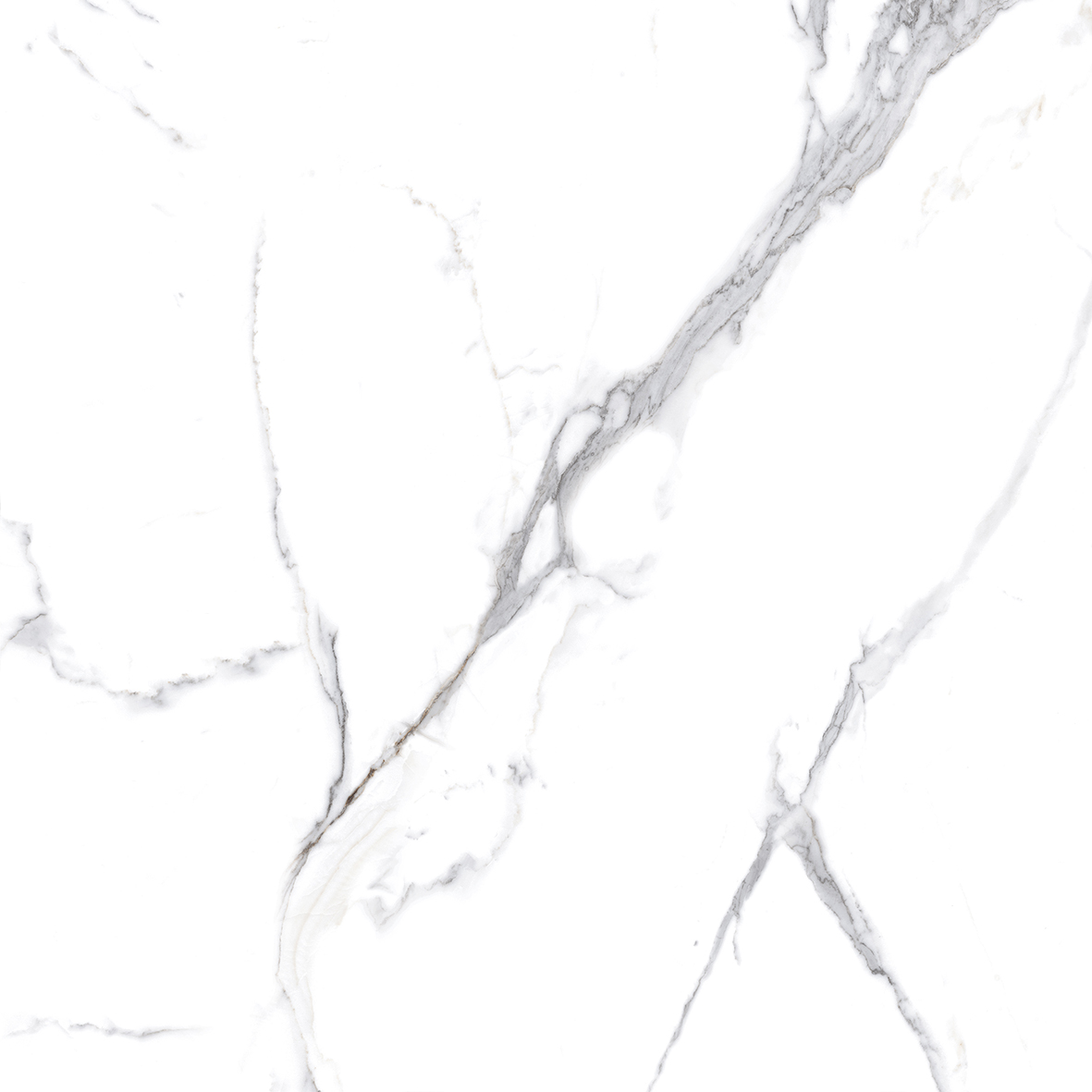 Calacatta Splendid Silver Белый Полированный 80х80 Ceradim