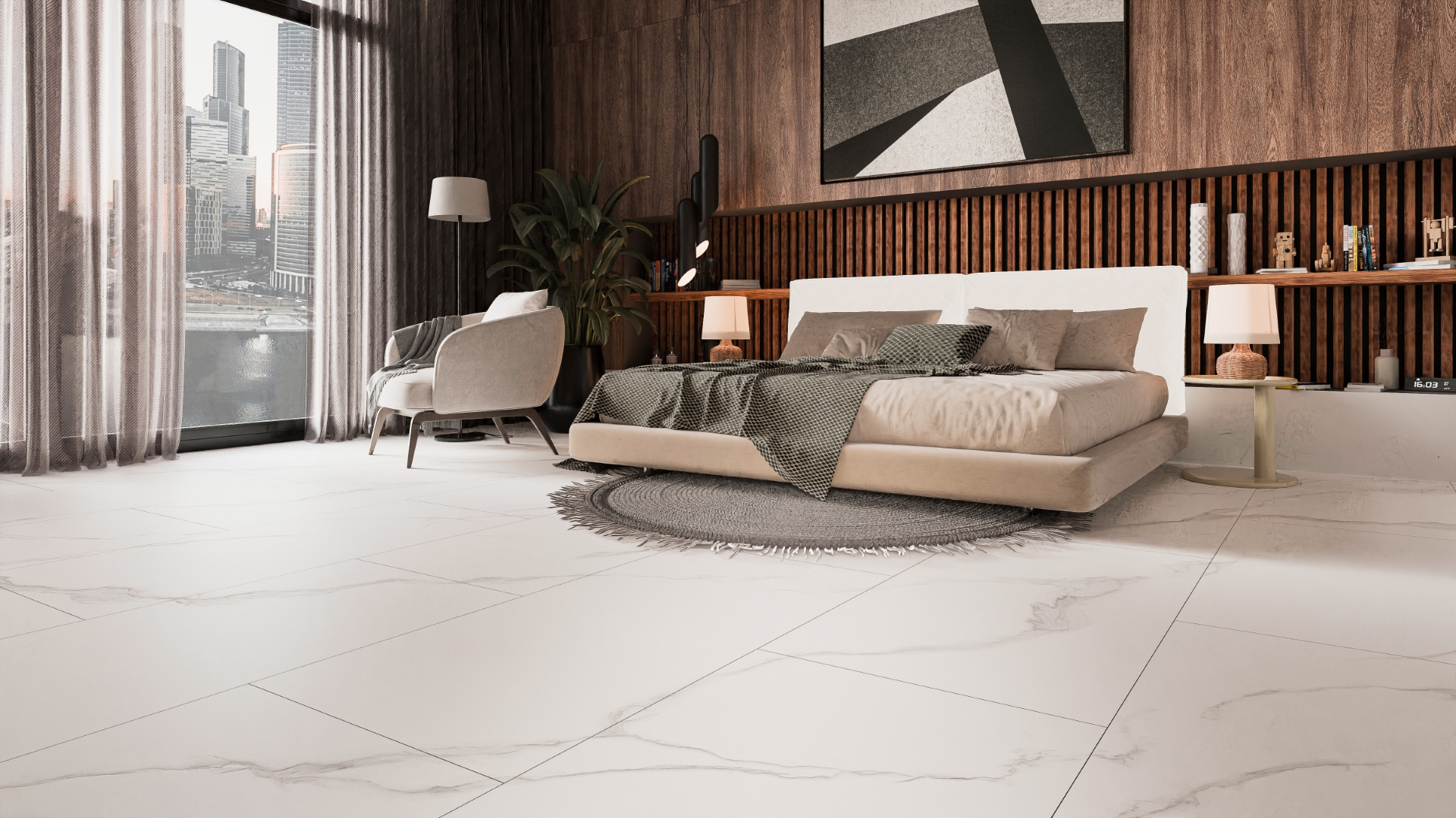 PT12S982 Noir Marble Pol 1200х600х9 Protiles