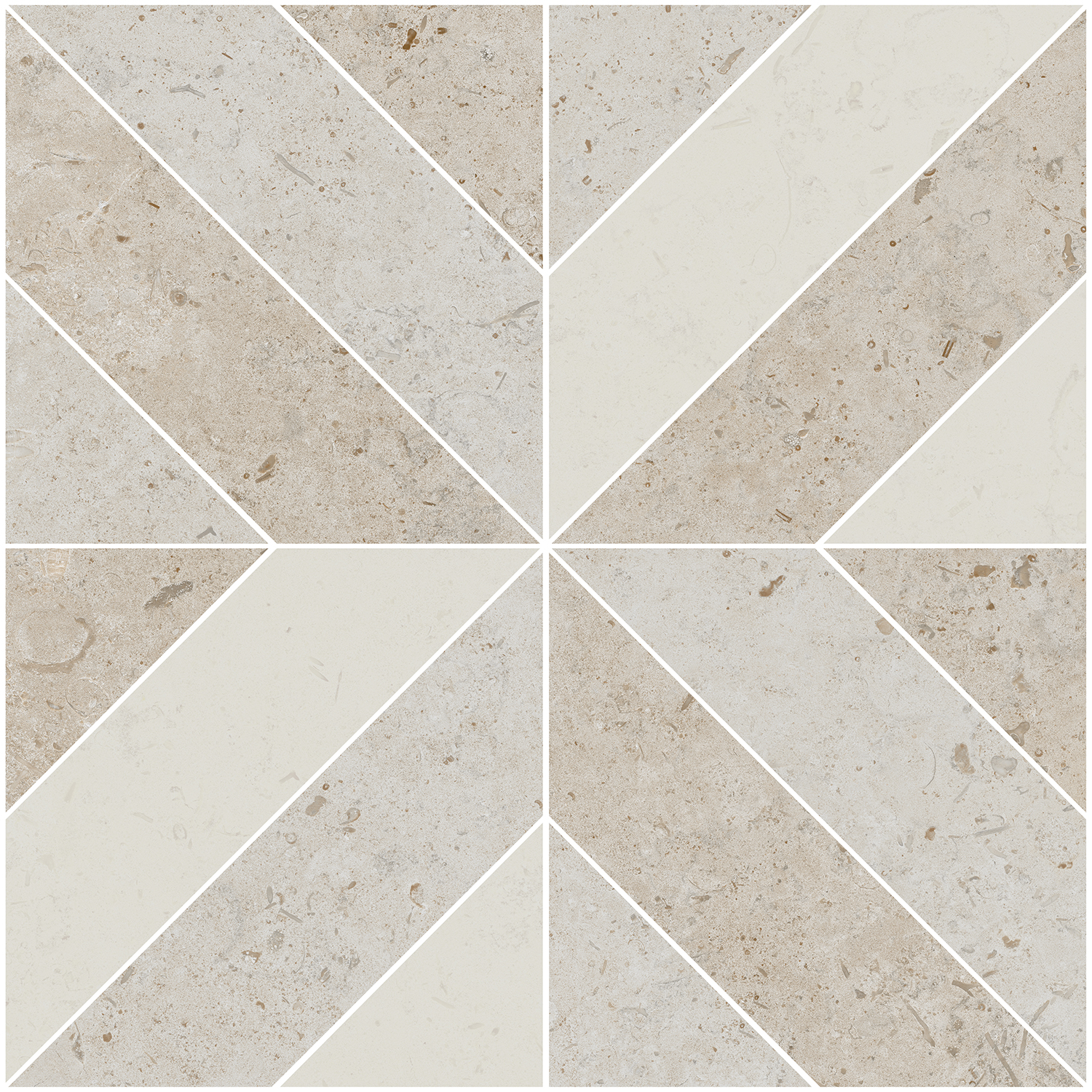 ID125T Декор Про Лаймстоун бежевый матовый 60х60 Kerama Marazzi